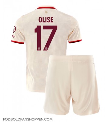 Bayern Munich Michael Olise #17 Tredjetrøje Børn 2024-25 Kortærmet (+ Korte bukser)